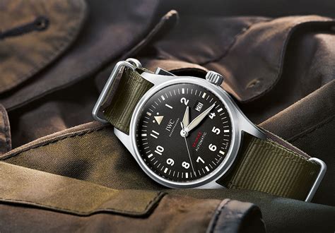 iwc spitfire automatic|iwc spitfire on sandy strap.